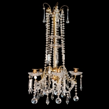 French Antique Crystal Chandelier