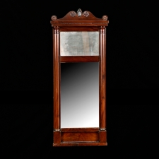 Scandinavian Empire Mirror in Mahogany. c. 1830