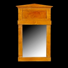 Swedish Biedermeier Mirror in Birch, c. 1825