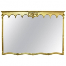 Large Gilded Mantle Mirror, American, circa 1900