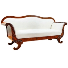 Empire/ Biedermeier Sofa in Mahogany, Northern Europe, c. 1825