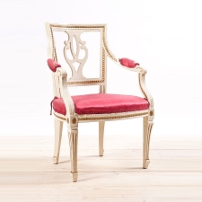Antique Painted Swedish Arm Chair, c.1815