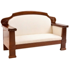 Art Deco Sofa in Mahogany, Denmark, c. 1920