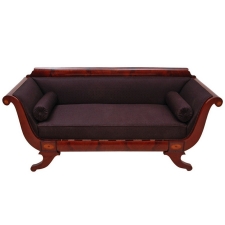 Empire Gondola Sofa in Mahogany, circa 1815