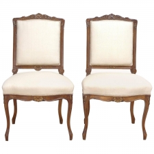 Pair of 19th Century French Regency Style Chairs