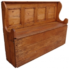 English Bed Bench in Pine, circa 1800