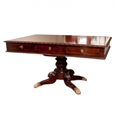 American Federal Partners' Desk in Mahogany, 1820