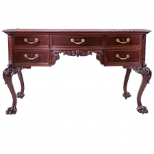 Mahogany Centenial Partners Desk, Philadelphia, c. 1880