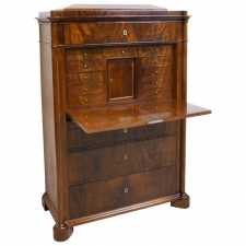 Louis Philippe Cuban Mahogany Secretary, Northern Europe, circa 1835