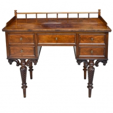 "Hans Christian Andersen" Mahogany Writing Desk or Vanity, Denmark, circa 1850