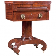 Philadelphia Empire Work Table in Mahogany, c. 1825