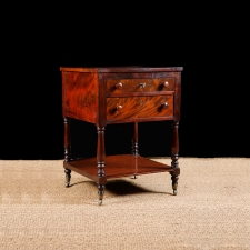 American Sheraton Side Table in Mahogany, c. 1815