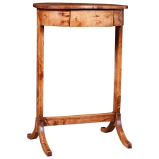 Swedish Side Table in Birch,  c. 1790