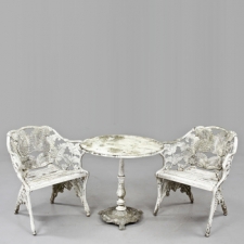 Cast Garden Table and Chairs