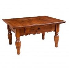 j2100 1900-epoque small table dark brown coffee table for salon Playmobil