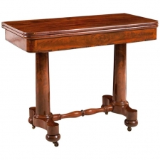 American Game Table in Mahogany, c. 1840