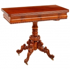 Rococo Revival Game Table, Scandinavian, circa 1850