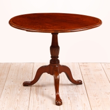 Mahogany Tilt-Top Center Pedestal Table, Northern Europe, c. late 1700's