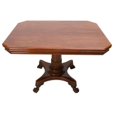 Fine Danish Empire Table in Cuban Mahogany, c.  1830