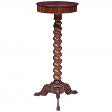 19th Century Small Rosewood Round Tripod Table