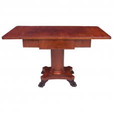 Biedermeier Writing Desk or Sofa Table in Mahogany