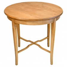 Small Antique Scandinavian Round End/ Side Table in Pine, Denmark, circa 1920