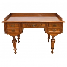 Antique Danish "Hans Christian Andersen" Desk or Writing Table in Figured Walnut, circa 1850